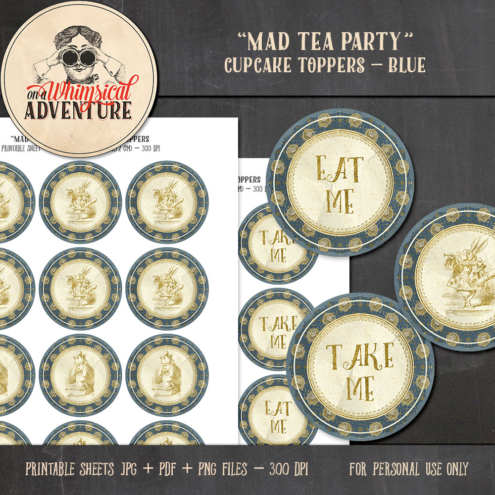 OAWA-MadTeaParty-BlueCupcakeToppers-Preview1